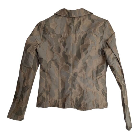 Unique Rinascimento Camo Khaki Blazer Size S - Picture 11 of 11